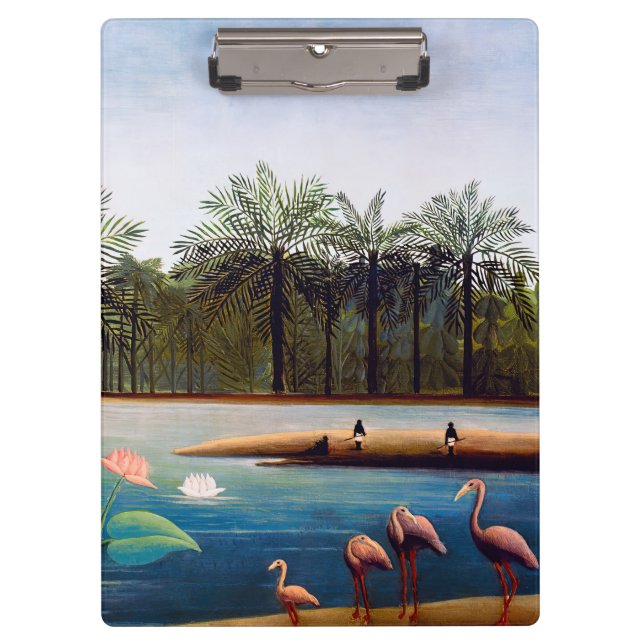 Henri Rousseau - The Flamingoes Clipboard (Front)