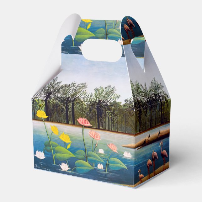 Henri Rousseau - The Flamingoes Favor Box (Front Side)