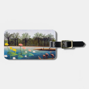 Henri Rousseau - The Flamingoes Luggage Tag