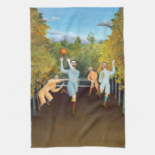 Henri Rousseau - The Football Players Kitchen Towel