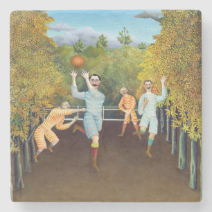 Henri Rousseau - The Football Players Stone Coaster