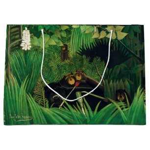 Henri Rousseau - The Merry Jesters Large Gift Bag