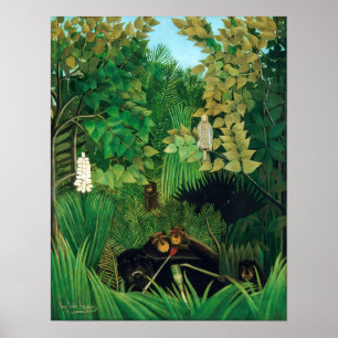 Henri Rousseau - The Merry Jesters Poster