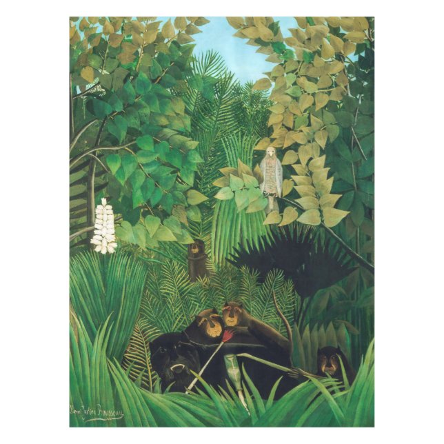 Henri Rousseau - The Merry Jesters Tablecloth (Front)