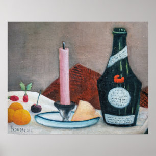 Henri Rousseau - The Pink Candle Poster