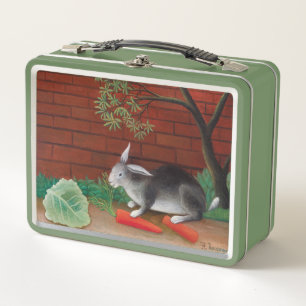 Henri Rousseau - The Rabbit's Meal Metal Lunch Box
