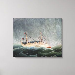 Henri Rousseau - The Ship in the Tempest Canvas Print