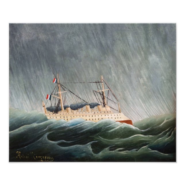 Henri Rousseau - The Ship in the Tempest Photo Print (Front)