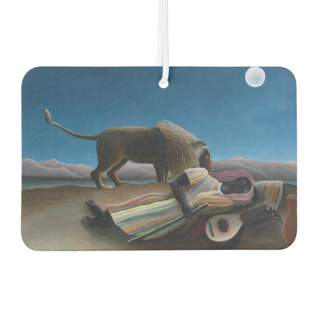 Henri Rousseau - The Sleeping Gypsy Air Freshener (Front)