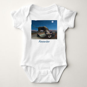 Henri Rousseau - The Sleeping Gypsy Baby Bodysuit