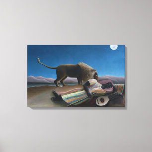 Henri Rousseau - The Sleeping Gypsy Canvas Print