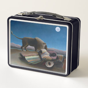 Henri Rousseau - The Sleeping Gypsy Metal Lunch Box