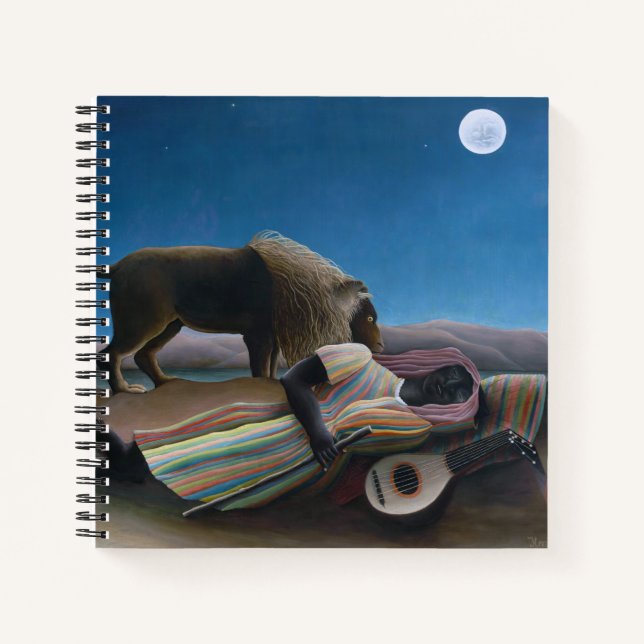 Henri Rousseau - The Sleeping Gypsy Notebook (Front)