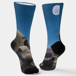 Henri Rousseau - The Sleeping Gypsy Socks