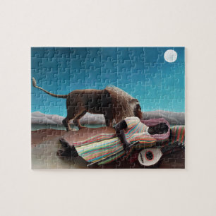 Henri Rousseau The Sleeping Gypsy Vintage Jigsaw Puzzle