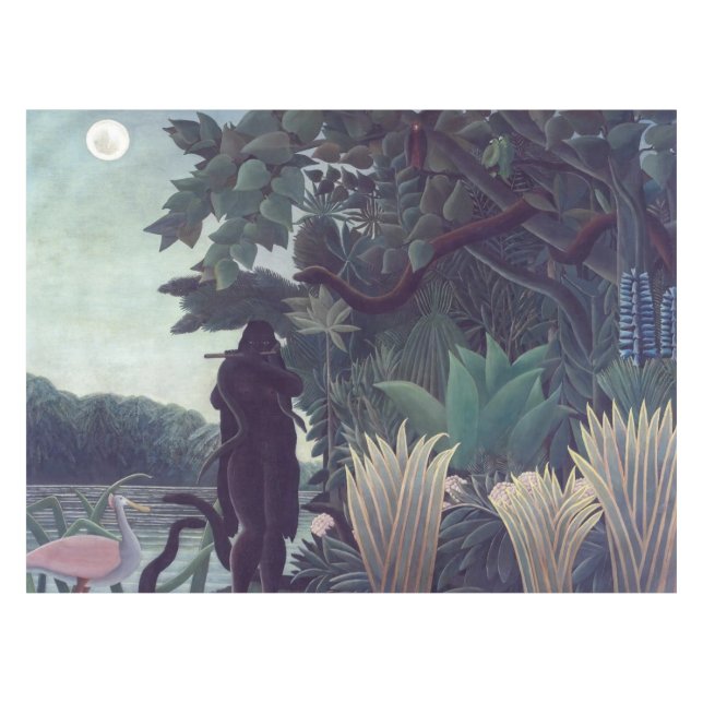 Henri Rousseau - The Snake Charmer Tablecloth (Front (Horizontal))