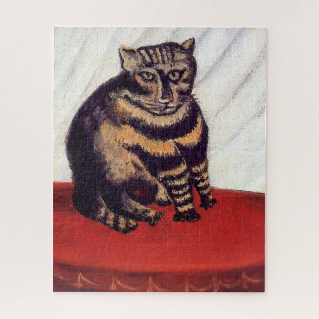Henri Rousseau - The Tabby Jigsaw Puzzle (Vertical)