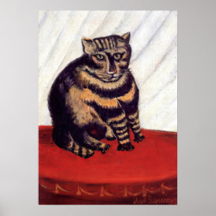 Henri Rousseau - The Tabby Poster