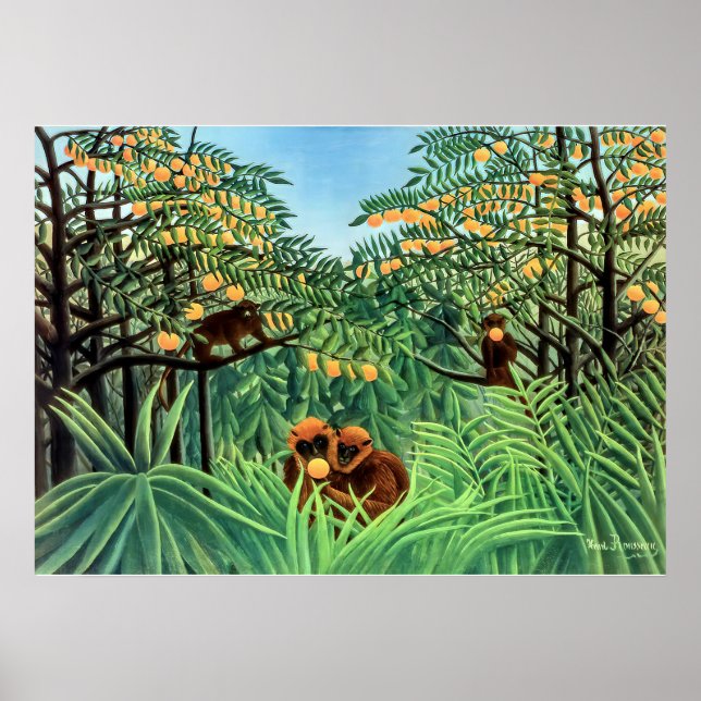 Henri Rousseau - The Tropics Poster (Front)