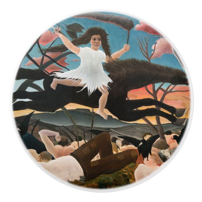 Henri Rousseau - The War Ceramic Knob (Front)