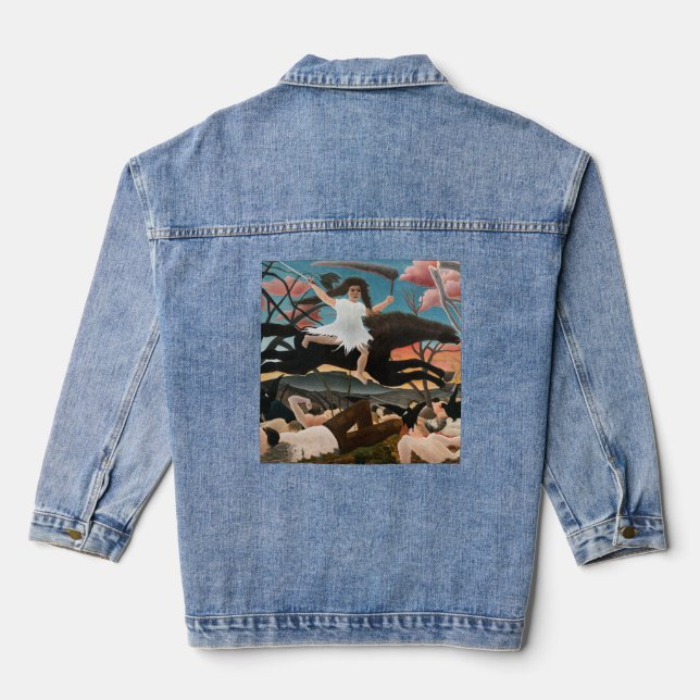 Henri Rousseau - The War Denim Jacket (Back)