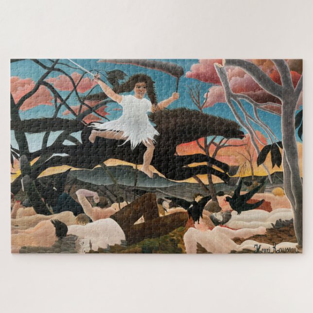 Henri Rousseau - The War Jigsaw Puzzle (Horizontal)