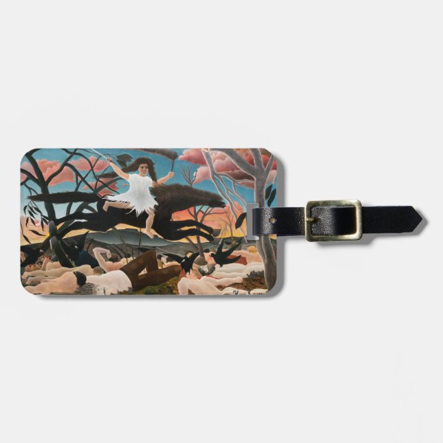 Henri Rousseau - The War Luggage Tag (Front Horizontal)