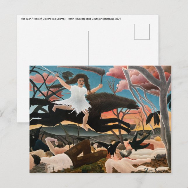 Henri Rousseau - The War Postcard (Front/Back)