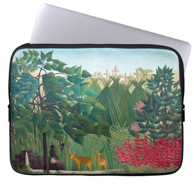 Henri Rousseau - The Waterfall Laptop Sleeve (Front)