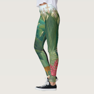 Henri Rousseau - The Waterfall Leggings