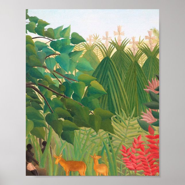 Henri Rousseau - The Waterfall Poster (Front)