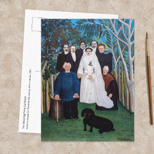Henri Rousseau - The Wedding Party Postcard