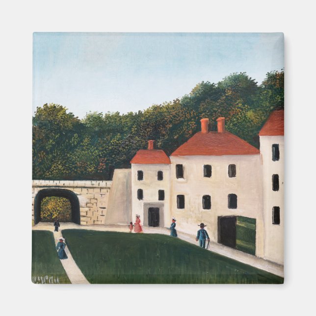 Henri Rousseau - Walkers in a Park Magnet (Front)