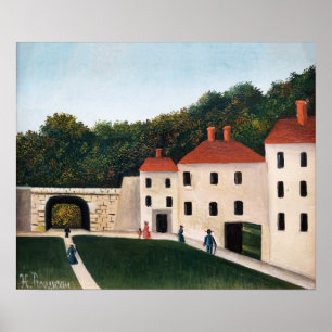 Henri Rousseau - Walkers in a Park Poster