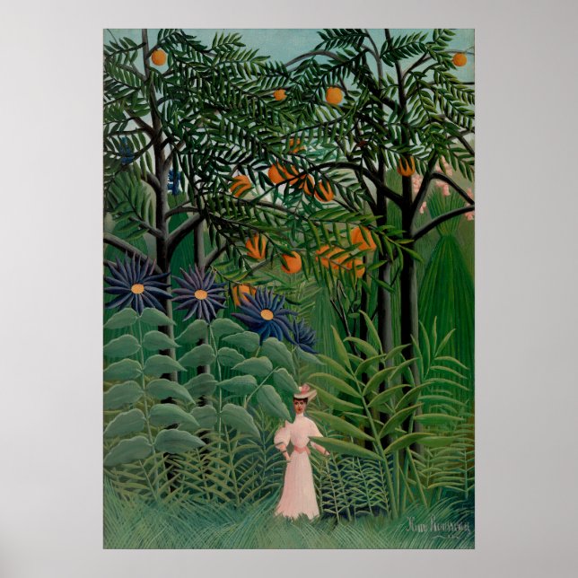 Henri Rousseau - Woman in the Forest Poster (Front)