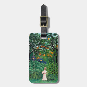 Henri Rousseau - Woman Walking in an Exotic Forest Luggage Tag