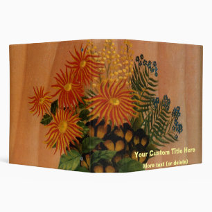 Henri Rousseau's Bouquet of Flowers (circa 1900) Binder