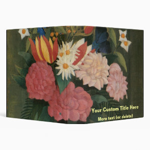 Henri Rousseau's Flowers in a Vase (1909) Binder