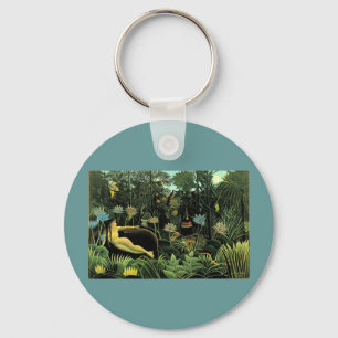 Henri Rousseau's The Dream (1910) Keychain