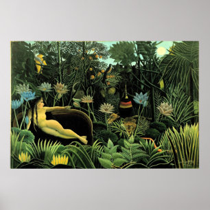 Henri Rousseau's The Dream (1910) Poster