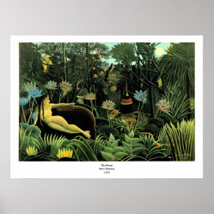 Henri Rousseau's The Dream (1910) Poster