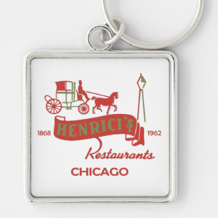 Henrici's Restaurant, Chicago, IL 1868-1962 Keychain