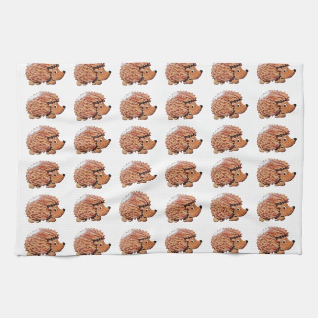 Henrietta Hedgehog Kitchen Towel (Horizontal)
