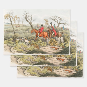 Henry Alken   Fox Hunting Wrapping Paper Sheet