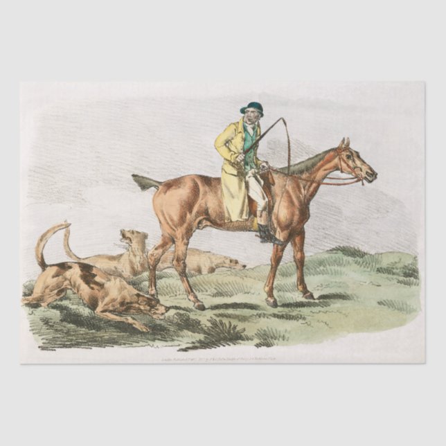 Henry Alken | Mounted Hunter Tissue Paper (Front)