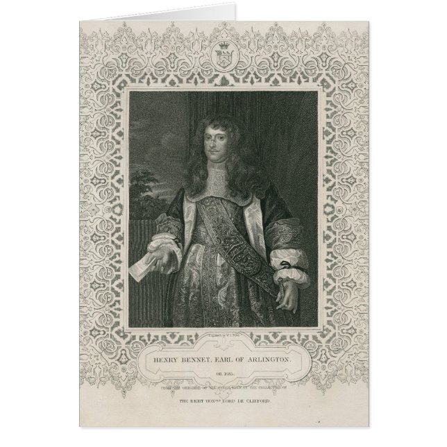 Henry Bennet, 1st Earl of Arlington (Front)
