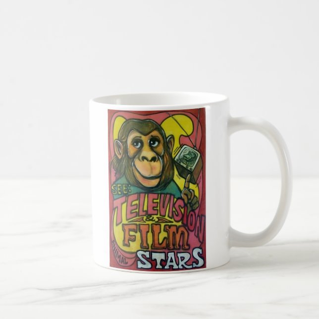 Henry Bros Circus Poster Mug - Chimpanzee (Right)