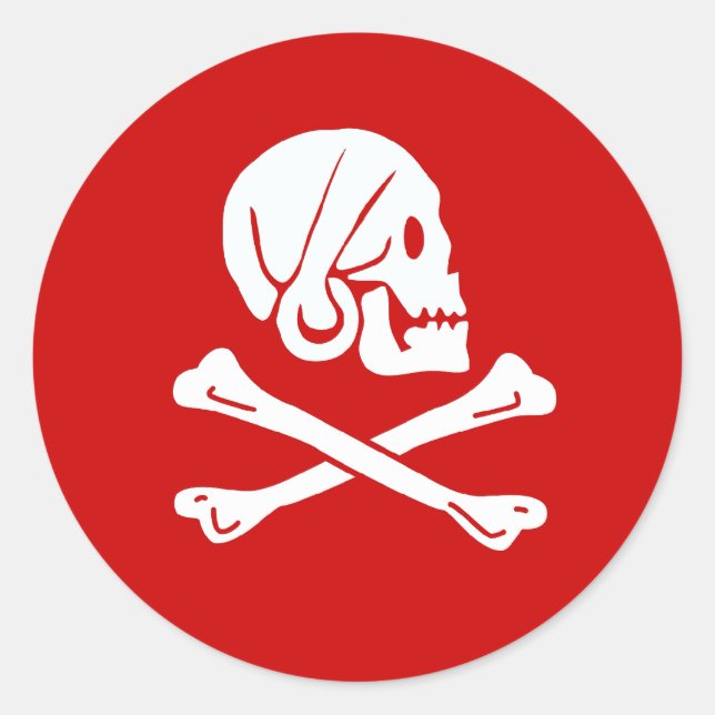 Henry Chaque autocollant (rouge) (Devant)