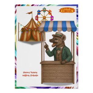 Henry circus hyena poster