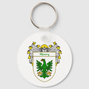 Henry Coat of Arms (Mantled) Keychain